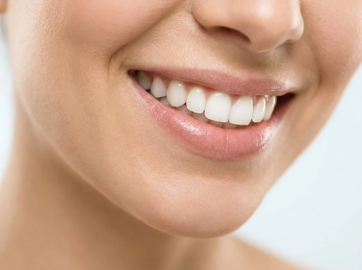 A radiant, natural cosmetic smile result at Modern Dental